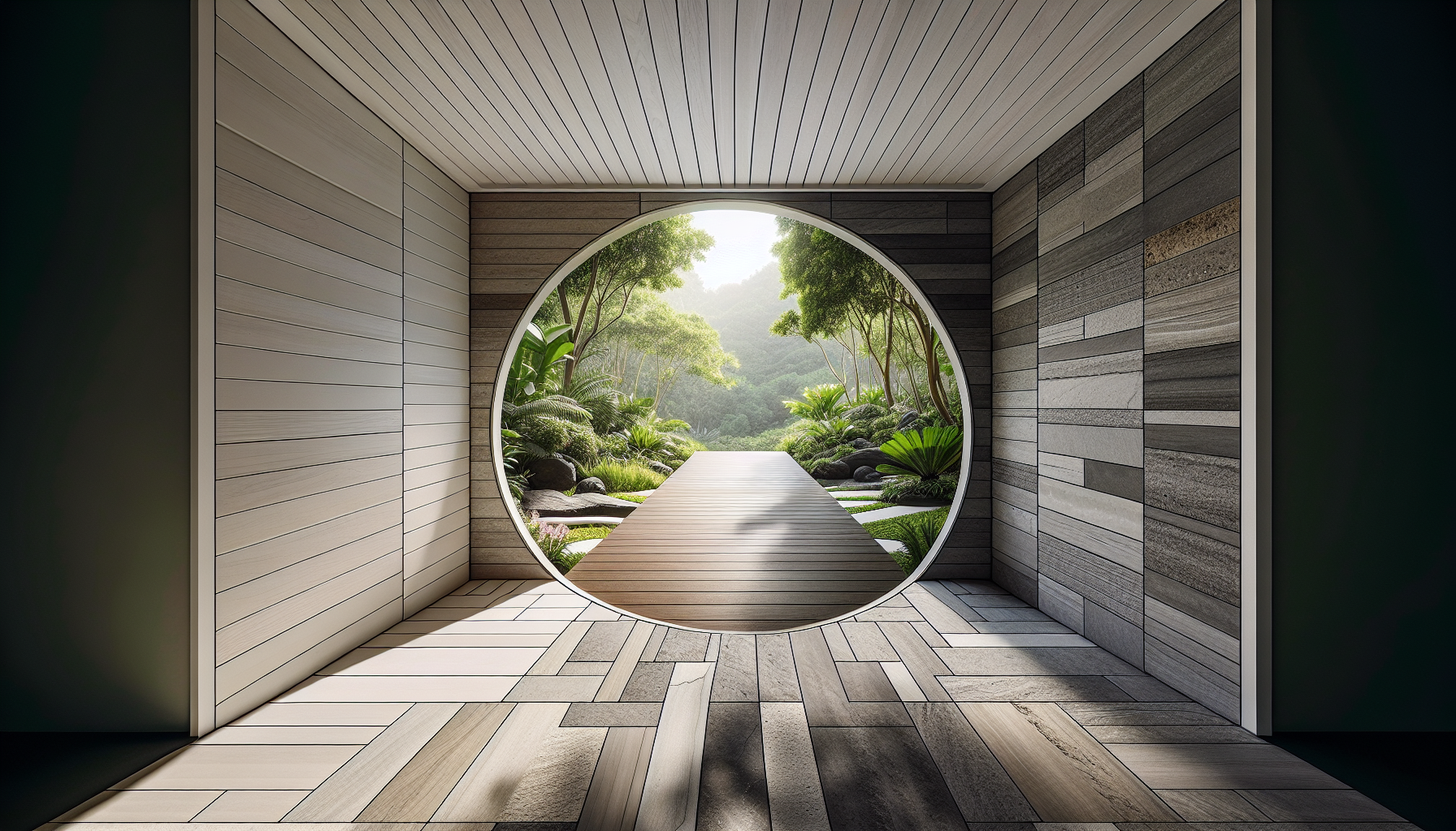Seamless indoor and outdoor spaces with premium flooring selections for lanai living